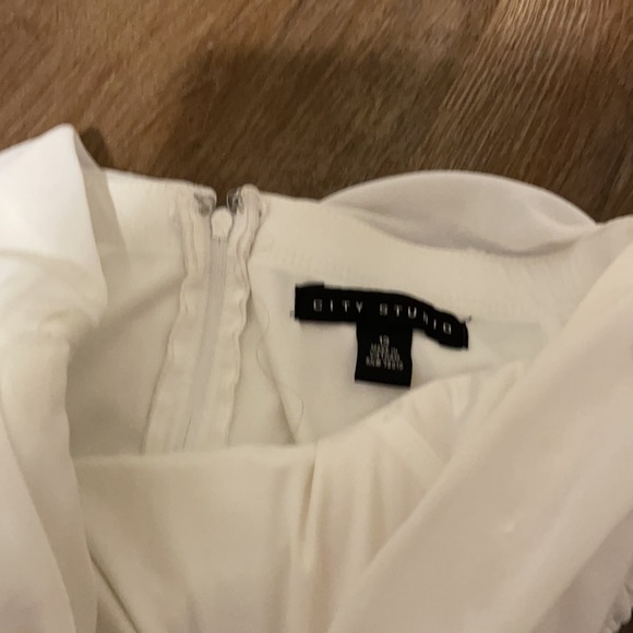 strapless white dress - Picture 3 of 4